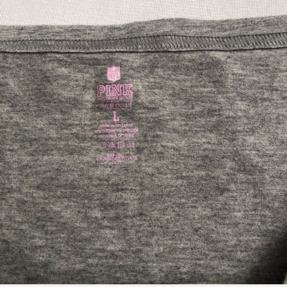 Victoria’s Secret PINK gray NY Jets panty with Love Pink on back - Picture 3 of 3